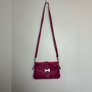 Zagara  Made in Italy Crossbody Bag purse Pink Genuine Leather Granola Girl